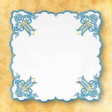 Embroidered Napkin "Mary Blue" 45X45