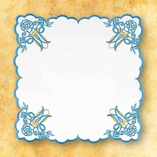 Embroidered Napkin "Mary Blue" 45X45