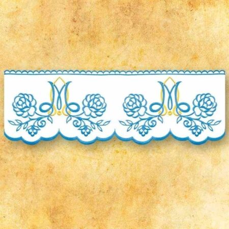 Embroidered lace "Marian Blue"