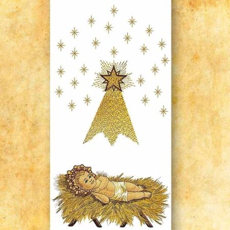 Embroidered lectern "W Żłóbku Leży"