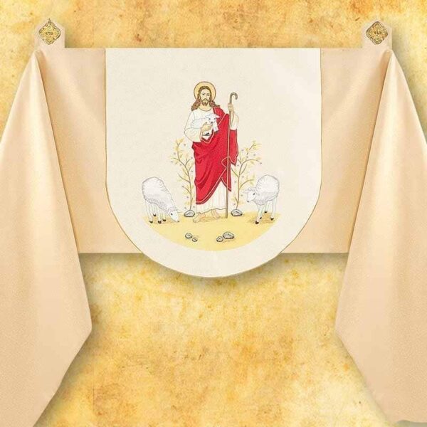 Embroidered shoulder veil "Good Shepherd"