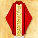 Chasuble with Embroidered Image of St. Adalbert