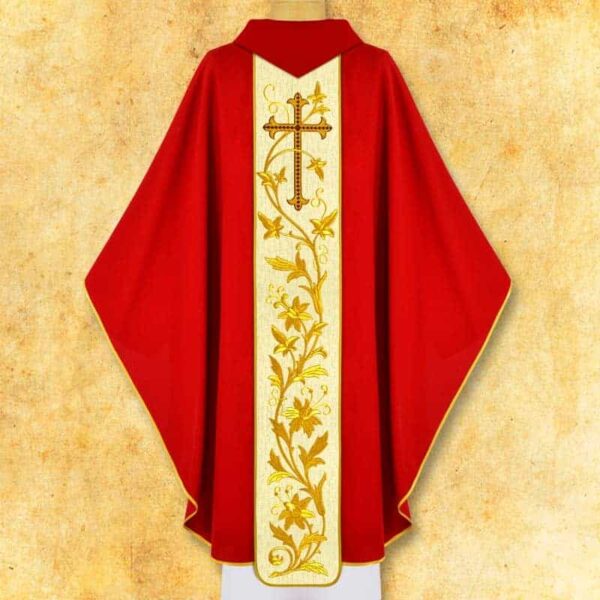 Chasuble with Embroidered Image of St. Adalbert