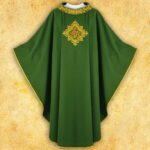 Embroidered chasuble "Rosette"