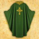 Embroidered chasuble "Rosette"