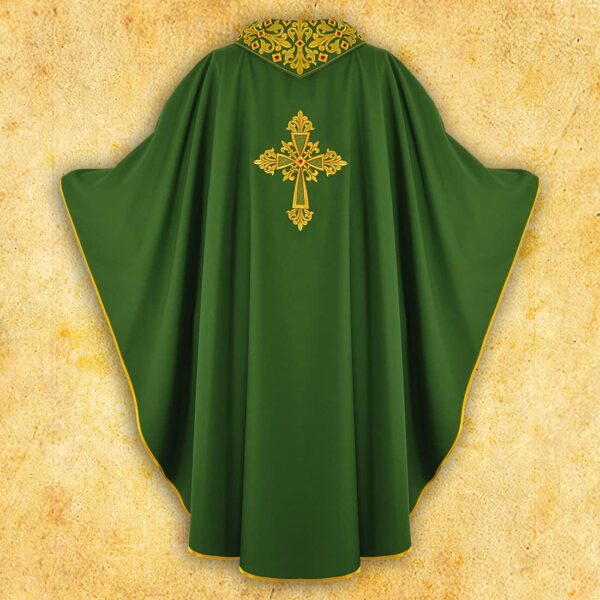 Embroidered chasuble "Rosette"
