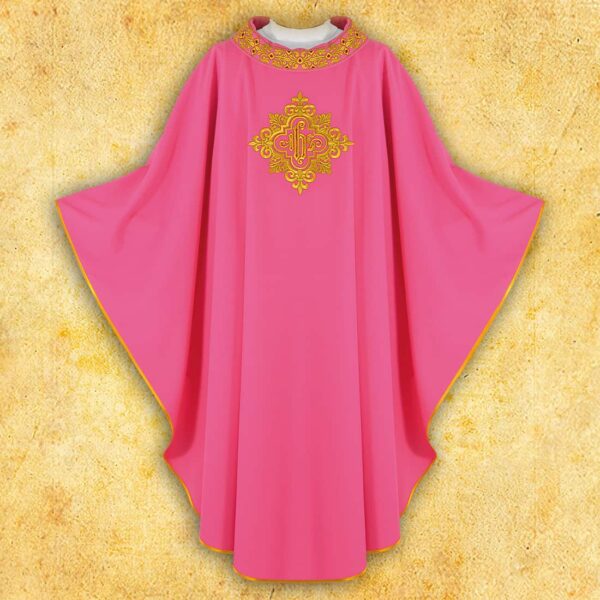 Embroidered chasuble "Rosette"