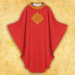 Embroidered chasuble "Rosette"