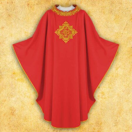 Embroidered chasuble "Rosette"