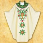 Embroidered chasuble "Highlander" with large embroidery