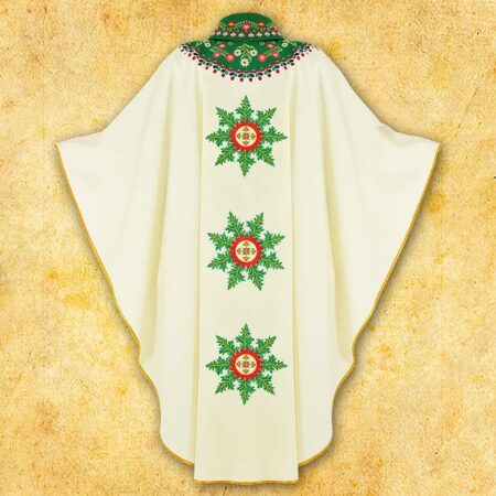 Embroidered chasuble "Highlander" with large embroidery
