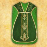 Embroidered Roman chasuble "Homily"
