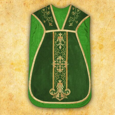 Embroidered Roman chasuble "Homily"
