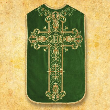 Embroidered Roman chasuble "Homily"