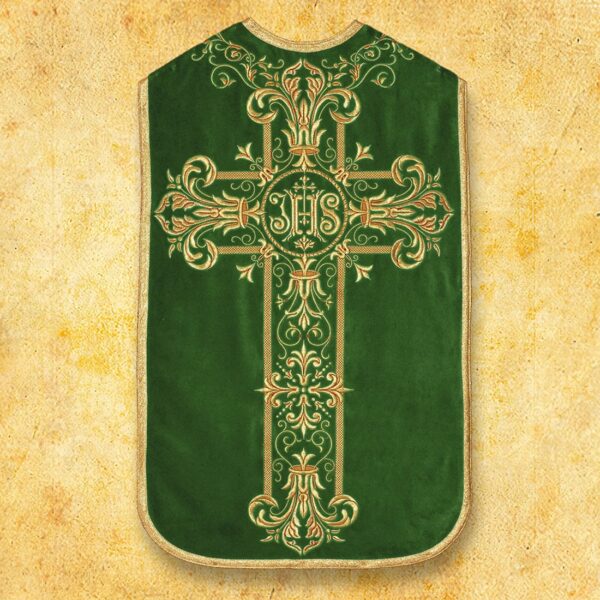 Embroidered Roman chasuble "Homily"
