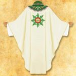 Embroidered chasuble "Highlander" with small embroidery
