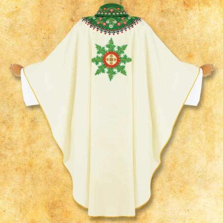 Embroidered chasuble "Highlander" with small embroidery