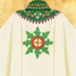 Embroidered chasuble "Highlander" with small embroidery