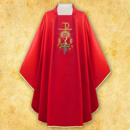 Embroidered chasuble "PX with Chalice"
