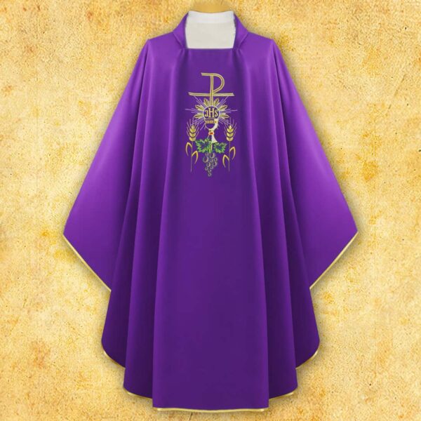 Embroidered chasuble "PX with Chalice"