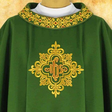 Embroidered chasuble "Rosette"