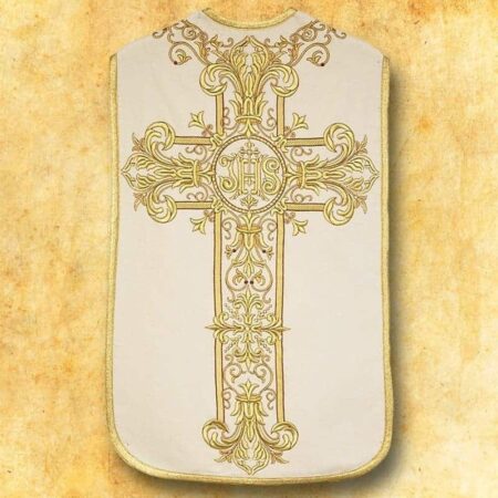 Embroidered Roman chasuble "Homily"