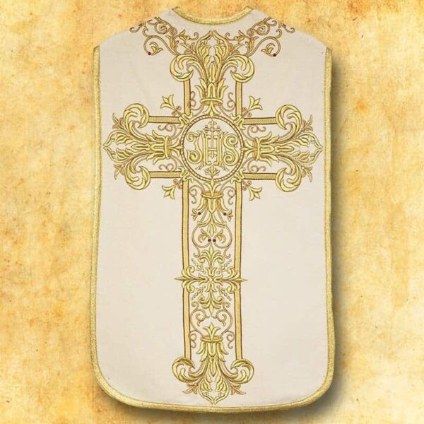 Embroidered Roman chasuble "Homily"