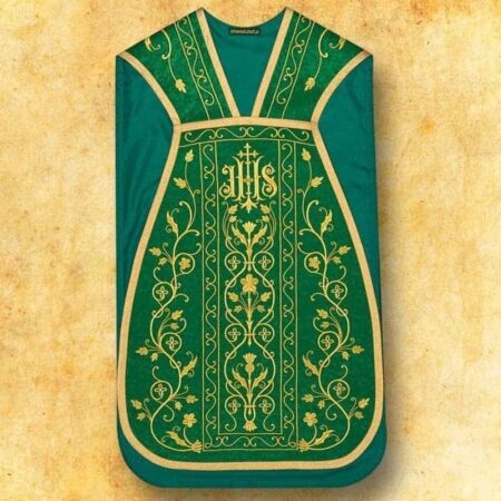Embroidered Roman chasuble "Hosanna"