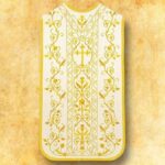 Embroidered Roman chasuble "Hosanna"