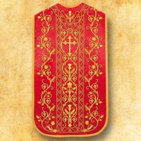 Embroidered Roman chasuble "Hosanna"