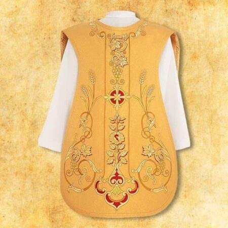 Embroidered Roman chasuble "Vaticano"