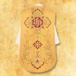 Embroidered Roman chasuble "Vaticano"