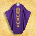 Embroidered chasuble "IHS in a Circle"