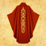 Embroidered chasuble "IHS in a Circle"