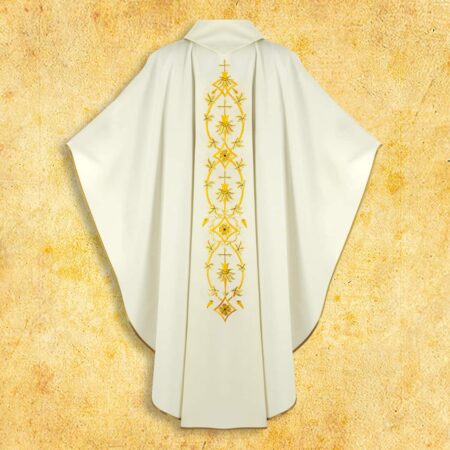 Embroidered chasuble "IHS in a Circle"