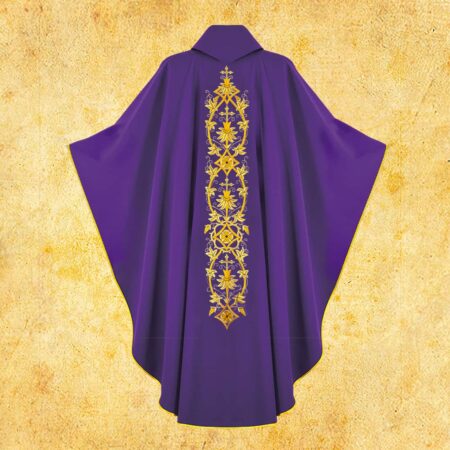 Embroidered chasuble "IHS in a Circle"