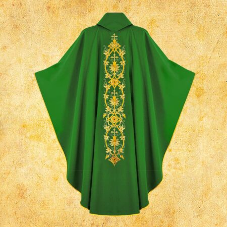 Embroidered chasuble "IHS in a Circle"