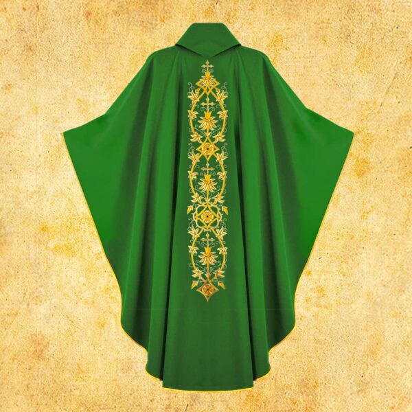 Embroidered chasuble "IHS in a Circle"