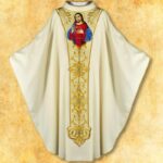 Embroidered chasuble "Heart of Jesus"