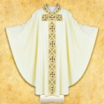 Embroidered chasuble "Te Deum"