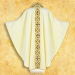 Embroidered chasuble "Te Deum"