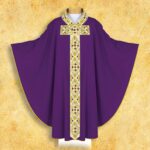 Embroidered chasuble "Te Deum"