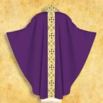 Embroidered chasuble "Te Deum"