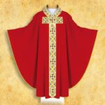 Embroidered chasuble "Te Deum"