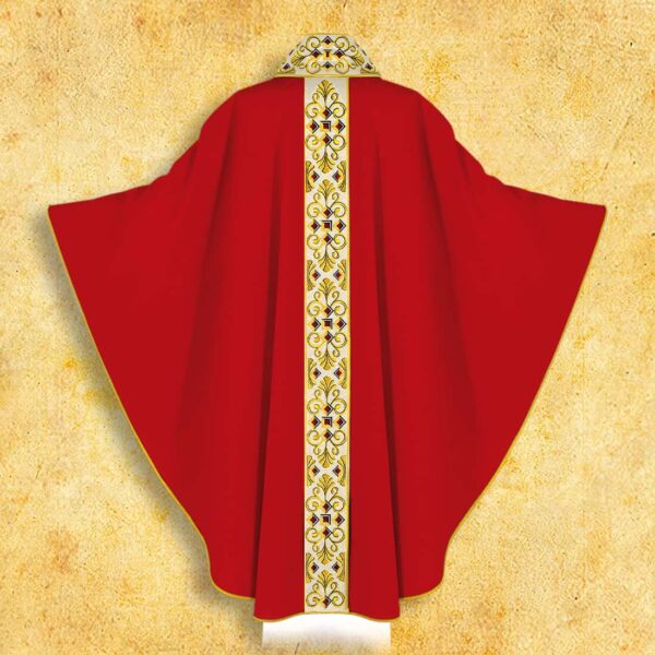 Embroidered chasuble "Te Deum"