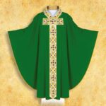 Embroidered chasuble "Te Deum"