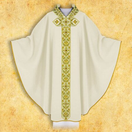 Embroidered chasuble "Cardinale"