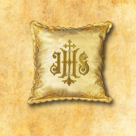Processional cushion "IHS"