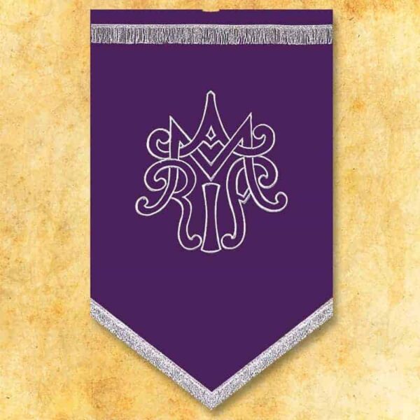 Mourning banner "Mother of God"