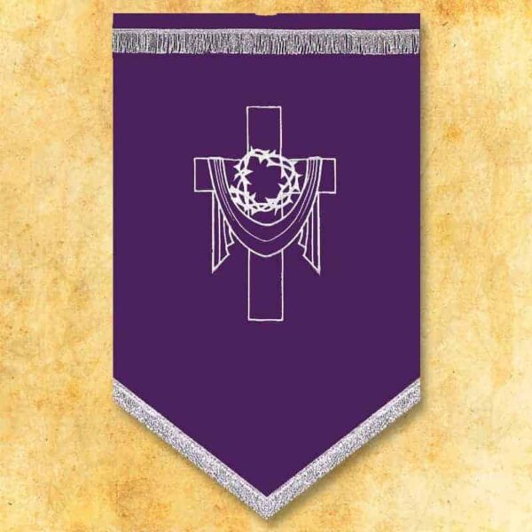 Mourning banner "Mother of God"